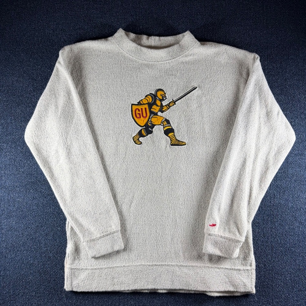 Gannon University Golden Knights Sweatshirt Womens Small Gray Terry Cloth